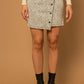 GILLI Button Down Mini Skirt