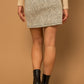GILLI Button Down Mini Skirt