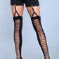 Illusion Clip Garter Thigh Highs