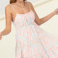 HYFVE Flirty Floral Tie-Strap Midi Dress