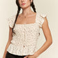 JADE by JANE Plus-size Floral Print Ruffled top