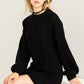 HYFVE Cable-Knit Ribbed Mini Sweater Dress