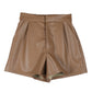 LILOU Vegan leather shorts