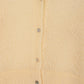 LILOU Wool Blended Sheer Cardigan