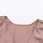 SYNZ Tied Flounce Sleeve Plunge Romper