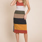 JADE by JANE Knit Color Block Pencil Tank Casual Dress