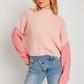 LE LIS Color Block Oversize Sweater