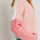LE LIS Color Block Oversize Sweater