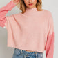LE LIS Color Block Oversize Sweater