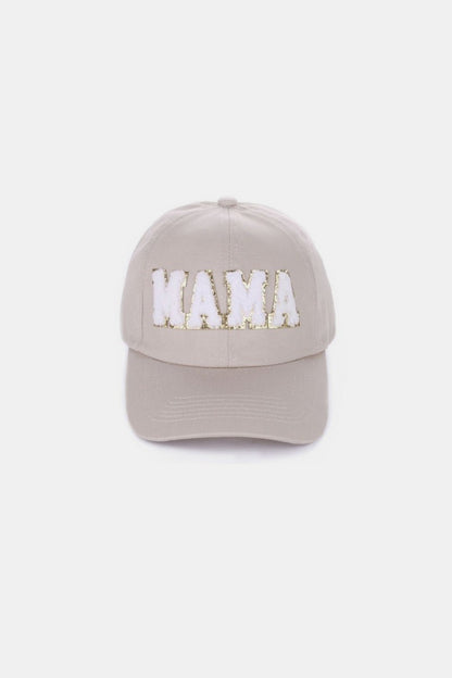 ZENANA "MAMA" Chenille Patch Baseball Cap