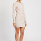 EMORY PARK Ribbed Long Sleeve Mini Dress