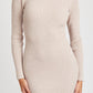 EMORY PARK Ribbed Long Sleeve Mini Dress