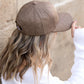 AILI'S CORNER Quilted Puffer Ball Cap