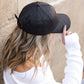 AILI'S CORNER Quilted Puffer Ball Cap