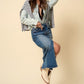 INSANE GENE Crossover Midi Jeans Skirt