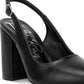 RAG & Co. Creidne Block Heel Pointed Toe Sandals