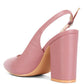 RAG & Co. Creidne Block Heel Pointed Toe Sandals