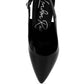 RAG & Co. Creidne Block Heel Pointed Toe Sandals