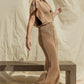 GILLI Knitted Taupe Cover-up Sweater Dress