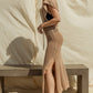 GILLI Knitted Taupe Cover-up Sweater Dress