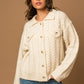 Collared Cable Sweater Cardigan