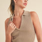 AEMI & Co. Gloria Henley Knit Sweater Tank
