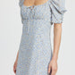 EMORY PARK Mini Floral Dress with Puff Sleeves