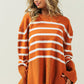BiBi Ribbed Hem Stripe Sweater