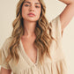 AEMI & Co. Florise Button Down Blouse