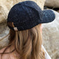 AILI'S CORNER Tweed Sparkle Ball Cap