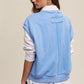 LISTICLE Short Sleeve Boxy Crew Neck Sweat Vest Top