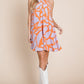 Resort style halter neck short sundress PLUS
