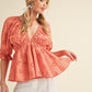 AEMI & Co. Hazle Eyelet Embroidered Top