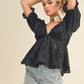 AEMI & Co. Hazle Eyelet Embroidered Top