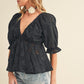 AEMI & Co. Hazle Eyelet Embroidered Top