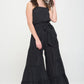 JADE by JANE Elastic Strap Tiered Plus-size Jumpsuit