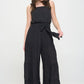 JADE by JANE Elastic Strap Tiered Plus-size Jumpsuit