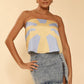 Cropped tube top