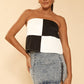 Cropped tube top