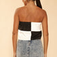 Cropped tube top