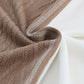 EG FASHION Cable knit color block round neck sweater