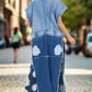 CLAUDE Womens Maxi Denim Vest