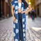 CLAUDE Womens Maxi Denim Vest