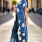 CLAUDE Womens Maxi Denim Vest