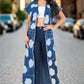 CLAUDE Womens Maxi Denim Vest