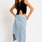 LE LIS Satin Bow Detail Sleeveless Sweater Top