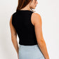 LE LIS Satin Bow Detail Sleeveless Sweater Top