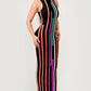 ATHINA Sunset Boulevard Maxi Bodycon Dress