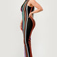 ATHINA Sunset Boulevard Maxi Bodycon Dress