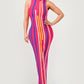 ATHINA Sunset Boulevard Maxi Bodycon Dress